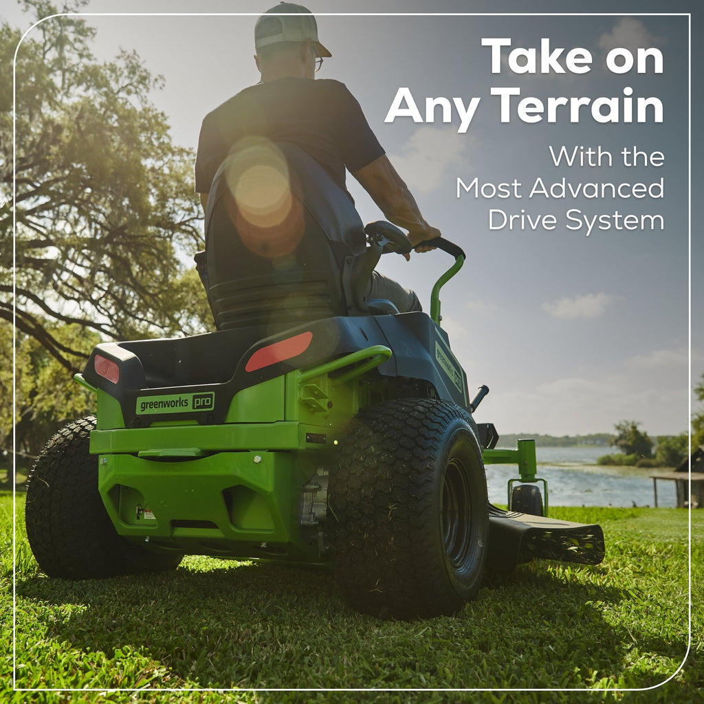 60V 42" Electric CrossoverZ Zero Turn Mower: (6) 8 Ah Batteries and 600W Wall Charger