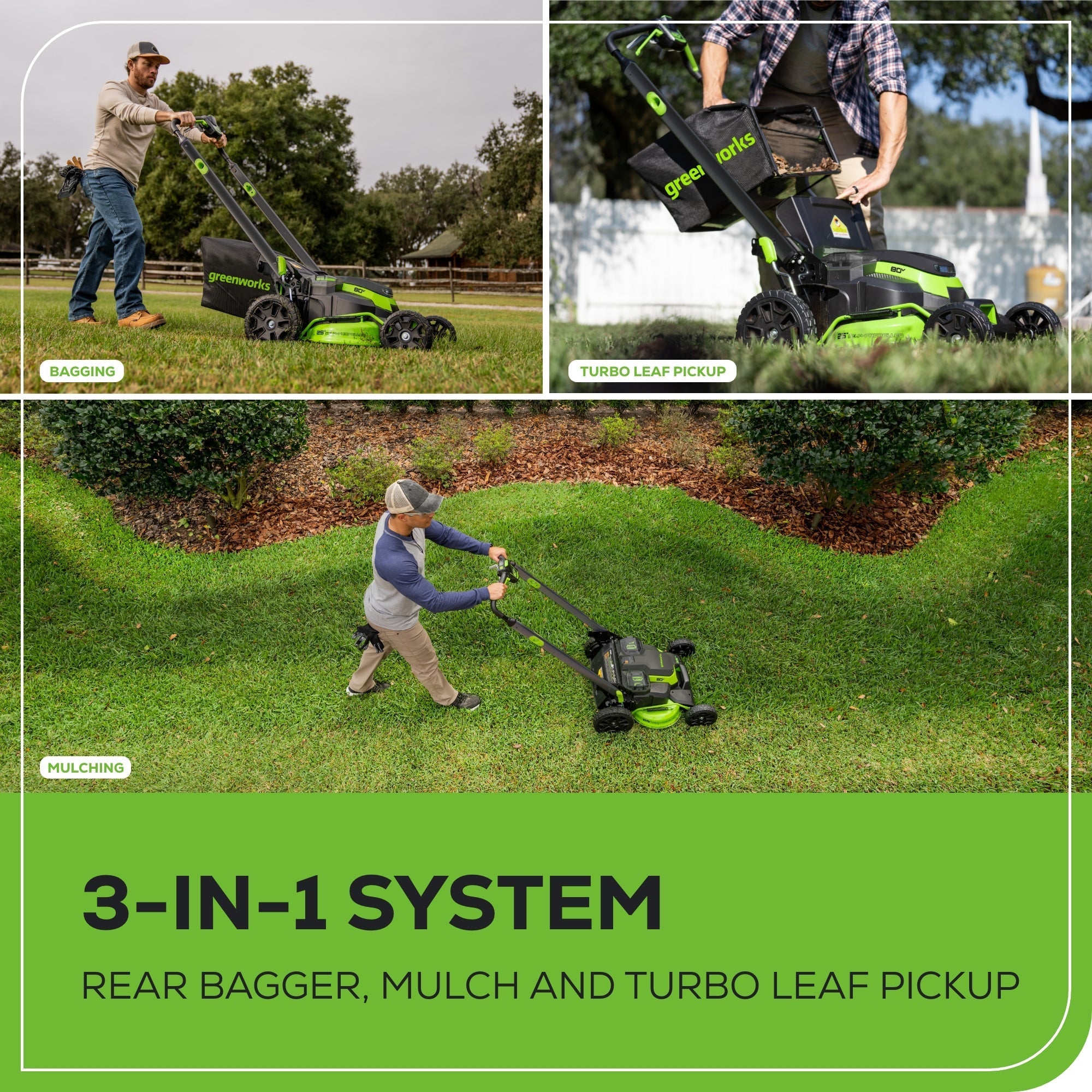 80V 25" Cordless Battery Dual Blade Self-Propelled Mower: 5.0 Ah Battery and Rapid Charger