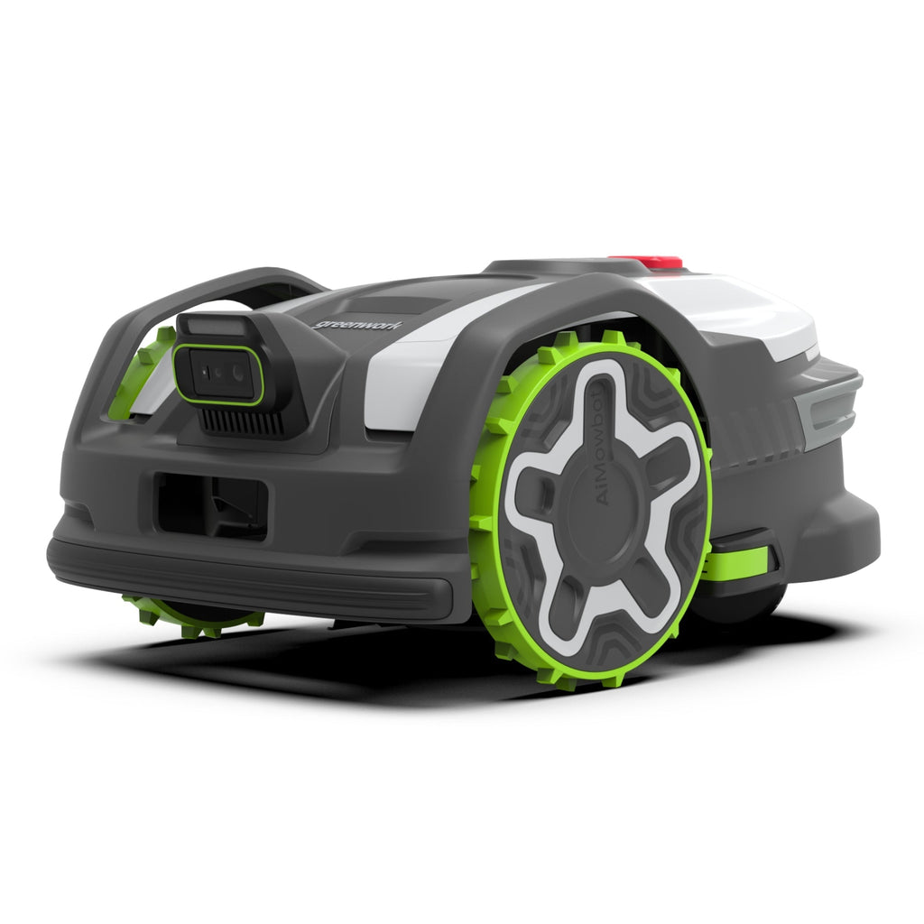 AiMowbot C20Z Wire-Free RTKVision Robotic Mower | 1/2 Acre, 4-Wheel Version