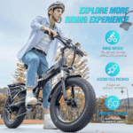 Folding Ebikes for Adults Ridstar 750W Motor 48V 14AH Removable Battery 20 X 4.0 Fat Tire Shimano 7-Speed 19.8MPH Electric Bike - Image 2
