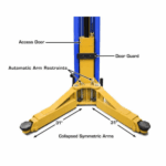 Platinum 12000 LB Certified 2-Post Lift – Atlas PVL-12 - Image 3