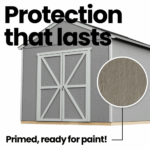 Astoria 12 ft. x 12 ft. Outdoor Wood Storage Shed - Image 5