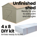 Astoria 12 ft. x 12 ft. Outdoor Wood Storage Shed - Image 6