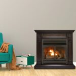 Duluth Forge Dual Fuel Ventless Gas Fireplace With Mantel – 32,000 BTU, T-Stat Control, Chocolate Finish – Model# DFS-400T-2CH - Image 2